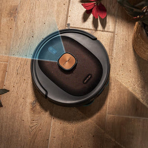 Cecotec Robot Aspirapolvere Conga 9590 Spin Revolution Ultra Power Home.Navigazione Laser, Intelligenza Artificiale, 10.000Pa, Massimo 240min Autonomia, Mopas Rotanti, Spazzola Silicone per Animali