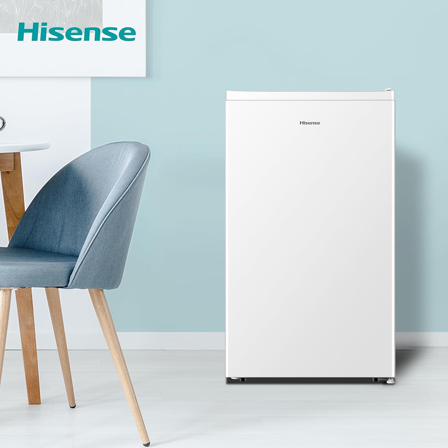 Hisense MUZ48060F Congelatore monoporta verticale da libera installazione, 3 Cassetti, Classe F, Capacità netta 65 Litri, Bianco