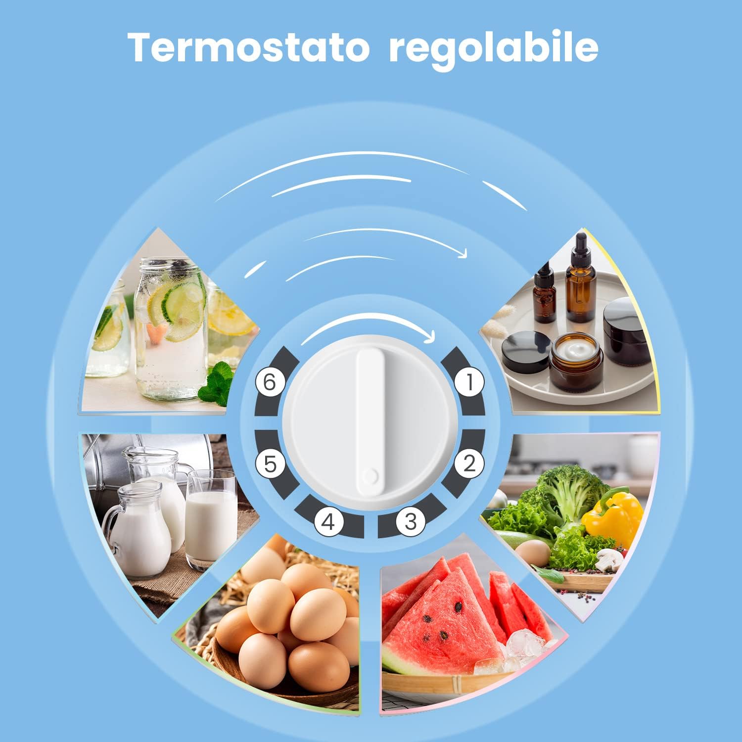 COMFEE' RCD50WH1(E) - Mini frigo bar, Silenzioso, Mono porta, Per applicazioni in Hotel, Casa, Ufficio, 43L, Bianco, ‎47.2 x 45 x 49.2 cm