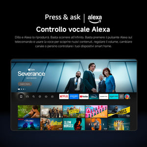 Xiaomi TV F 32, 32 pollici (81 cm), HD, Smart TV, Fire TV,Triple Tuner DVB-C/S/S2/T/T2, Dolby Audio, DTS Virtual:X, DTS-HD, Controllo Vocale Alexa, Compatibile con Apple AirPlay