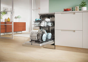 Candy Rapidò CF0C7SB0FX Lavastoviglie 45 CM, 10 Servizi, Digitale, Wi-Fi, 8 Programmi, Tecnologia Antibatteri, 47DB, Indicatore Sale e Lucidante, Cesto Superiore Regolabile, Casa Differita, Inox