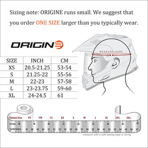 ORIGINE Casco Jet Moto 3/4 Aperto con Doppia Visiera Adatto per Scooter Omologato ECE