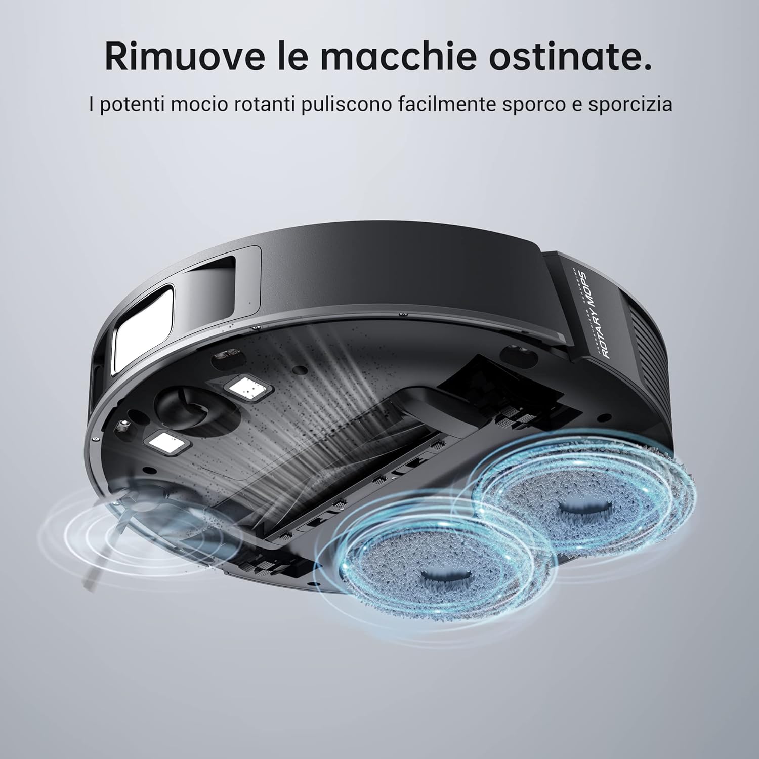 Dreame L10s Pro Robot 2in1 Aspirapolvere e Lavapavimenti, Moci Rotanti, Rilevamento ostacoli 3D, Mappatura Multipiano, Aspirazione Potente 5300Pa Pavimenti Duri Tappeti, Peli Animali, WiFi/APP/Alexa