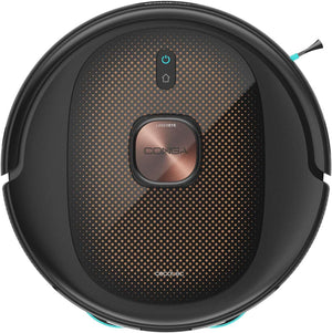 Cecotec Robot Aspirapolvere Conga 9590 Spin Revolution Ultra Power Home.Navigazione Laser, Intelligenza Artificiale, 10.000Pa, Massimo 240min Autonomia, Mopas Rotanti, Spazzola Silicone per Animali