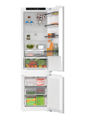 Bosch KIN96VFD0 Serie 4 - Frigorifero da incasso, nicchia da 194 x 56 cm, raffreddamento da 215 l e congelamento da 75 l, volume di raffreddamento del 12% in più, non sbrinare, inserti per porte molto
