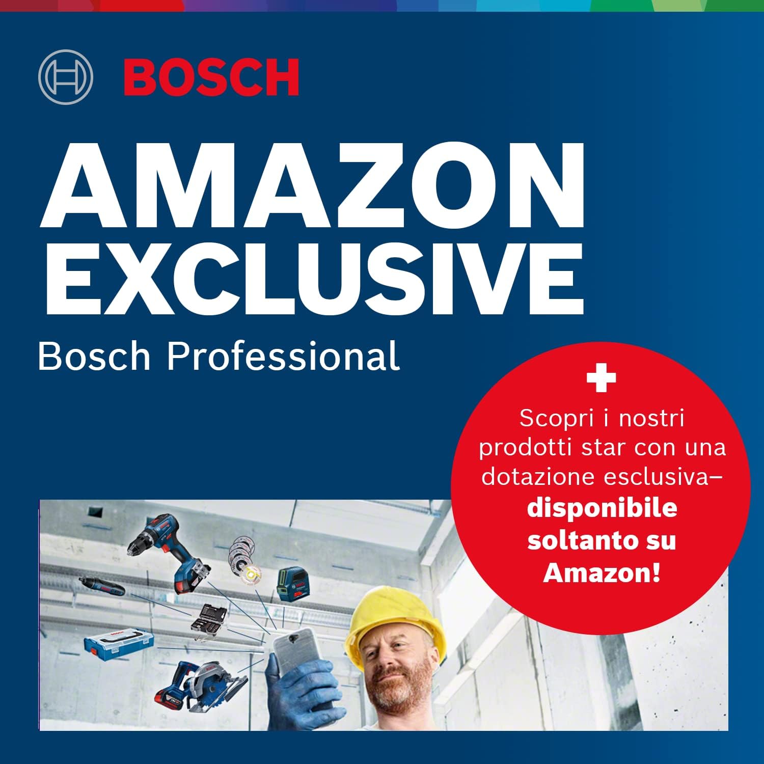 Bosch Professional Kit GDR 18V-200 + GSB 18V-45 (incl. 1 batteria 2.0 Ah, 1 batteria 4.0 Ah, caricabatteria GAL 18V-40, in L-Case) - Set Amazon Exclusive