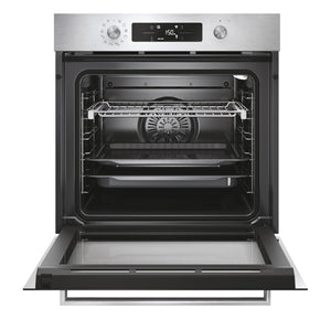 Candy C-Bake 800 CA6 NP5B3EHTX, forno multifunzione, 78 l, Wi-Fi, 2 vassoi 1 griglia, pulizia idrolitica, convezione+ventilatore Snapfix, 12 funzioni, comandi push&pull, porta 2 vetri, nero inox