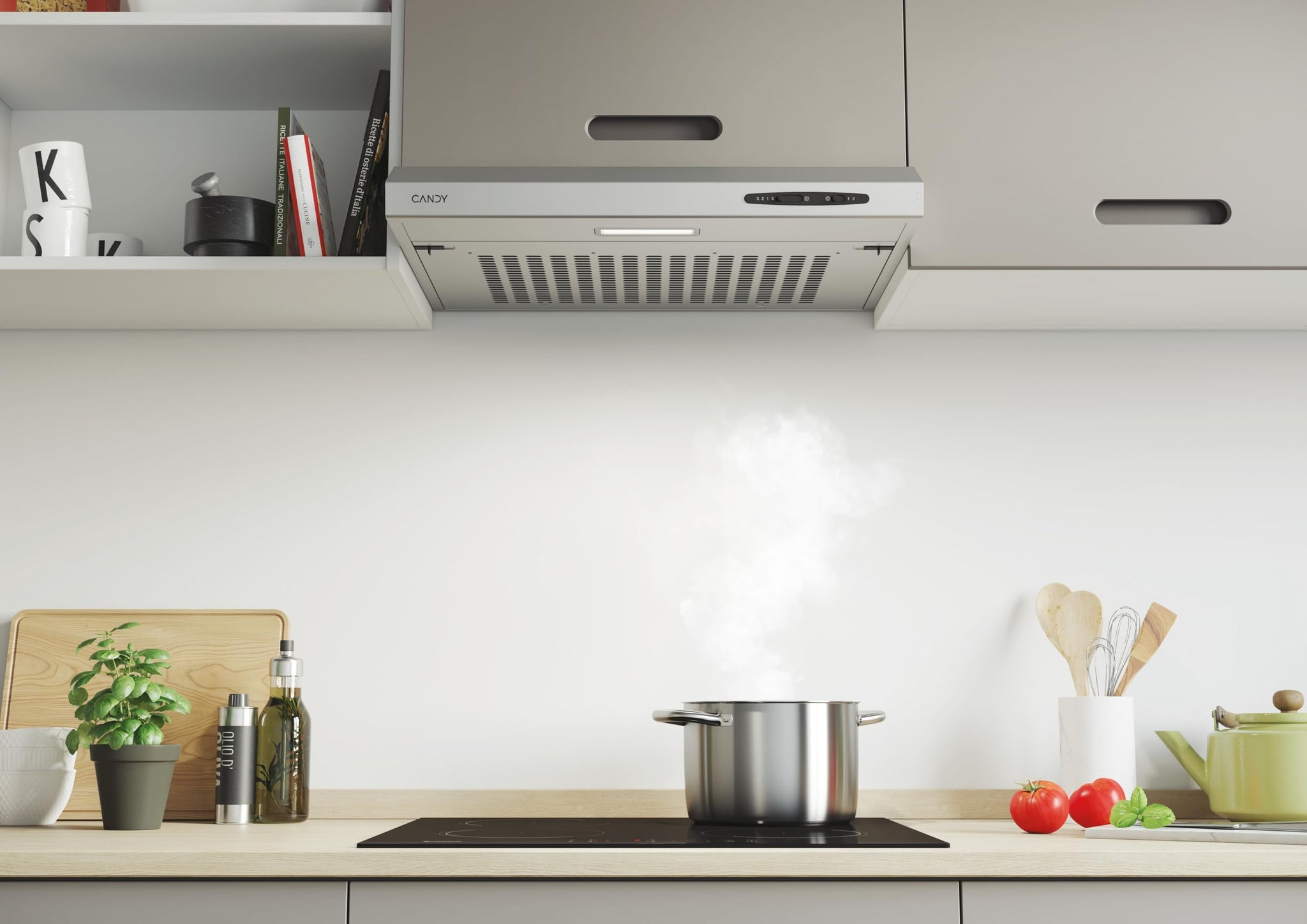 Hotte standard Candy 36901730 60 cm Acier
