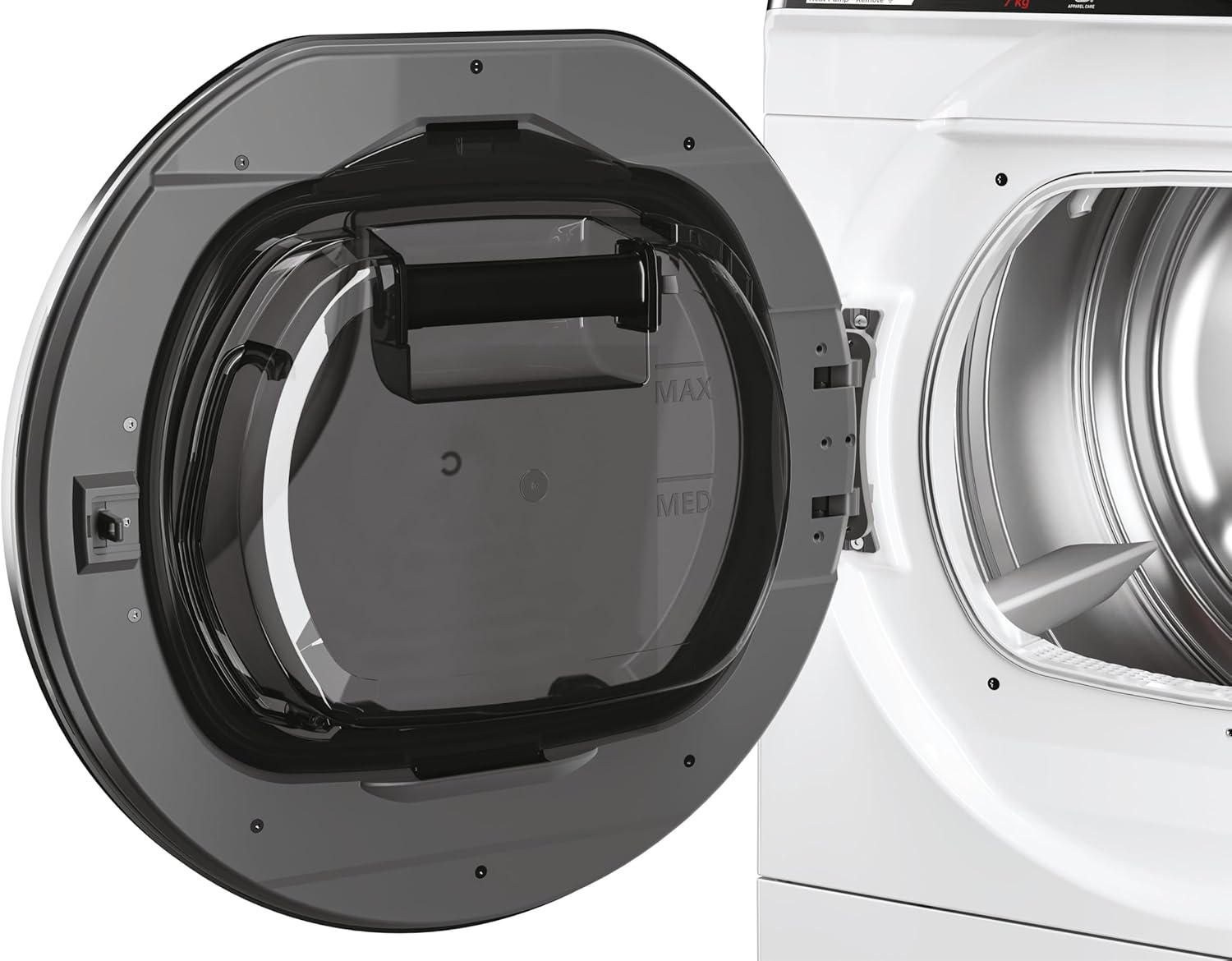 Hoover H-Dry 500, NR4 H7A2TCBEX-S, Asciugatrice, 7 KG, Classe A ++, 67 dB, Programma Lana, 16 programmi, Bianco, AxLxP 85x50x46,5 cm