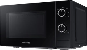Samsung Forno a Microonde a Libera Installazione Cottura Essenziale, MS20A3010AL, Microonde 700 W, 20 L, 44l x 25,9h x 33,7p cm, Nero