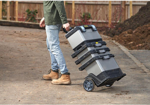 STANLEY FATMAX, Carrello Porta Utensili, Metallo e Polipropilene (plastica), 56.8 x 89.3 x 38.9 cm. 1-95-622