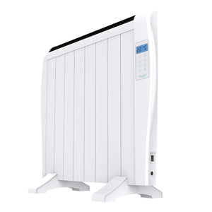 Cecotec Emettitore Termico ReadyWarm 2500 Thermal Black. 12 Elementi e 1800 W, Display LCD, Telecomando a distanza, timer, selezione della temperatura, copertura di 25 m² (12 Moduli, Bianco)