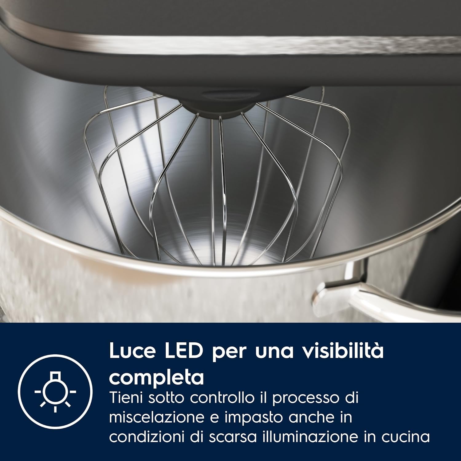 Electrolux Impastatrici Planetaria Robot da Cucina Multifunzione, E6KM1-4BPT, Kitchen Assistent Machine