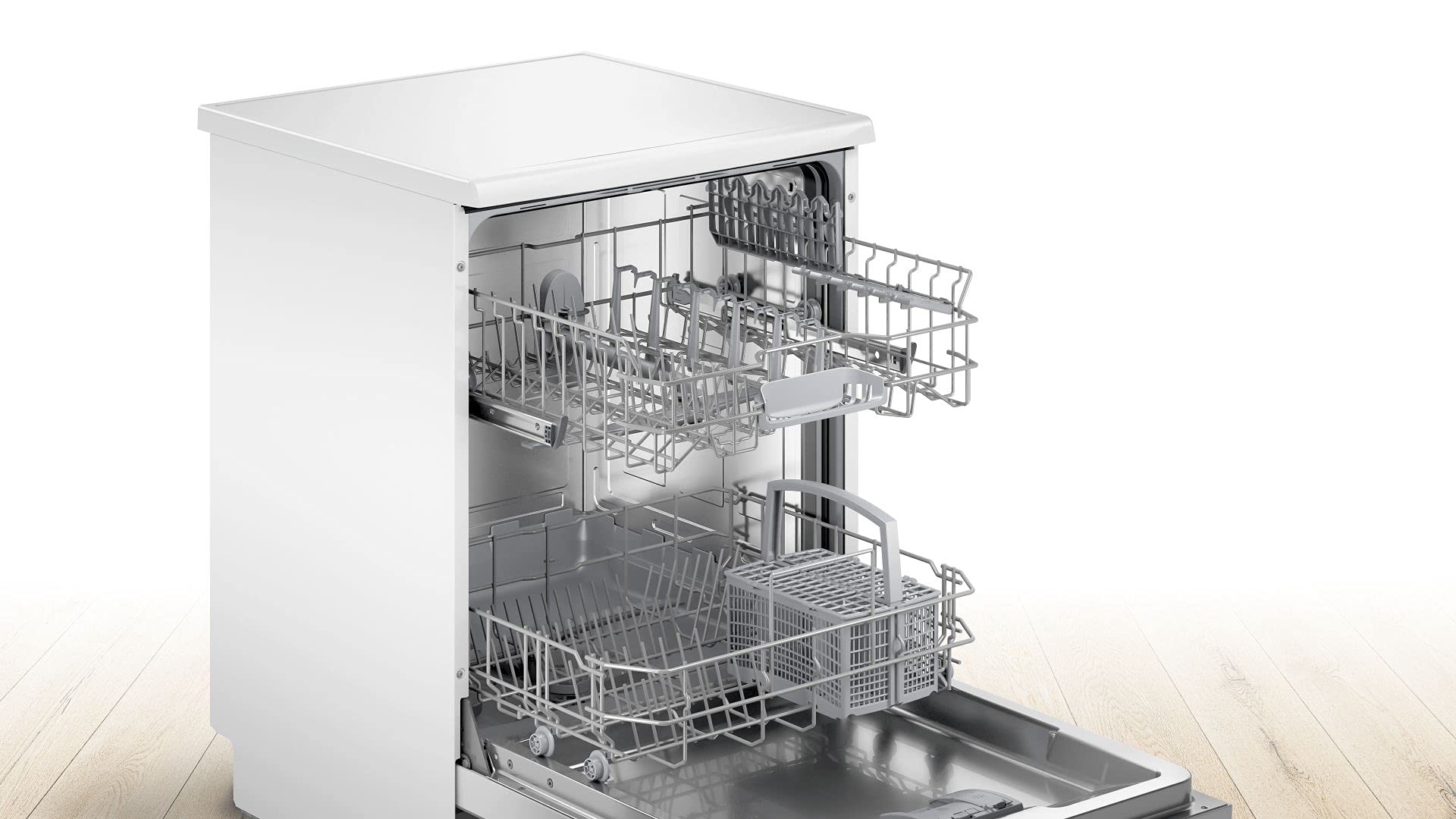 Bosch Elettrodomestici SMS2ITW11E Serie 2, Lavastoviglie da libero posizionamento