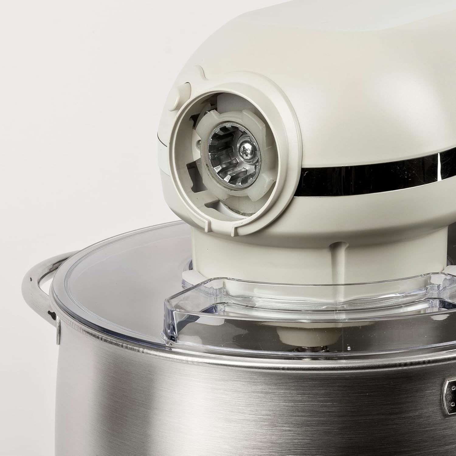 Girmi IM50 Impastatrice Planetaria, 2200W Max, 8 Litri, 6 Velocità, Pulse, Contenitore inox con maniglia, Dispositivo di sicurezza, Accessori inclusi, Panna