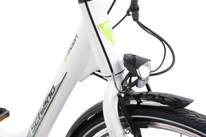 F.lli Schiano E-Moon, Bici Elettrica da Città 28 Inches per Adulti, 36V 13Ah Batteria Rimovibile, Motore 250W 40Nm, City Ebike