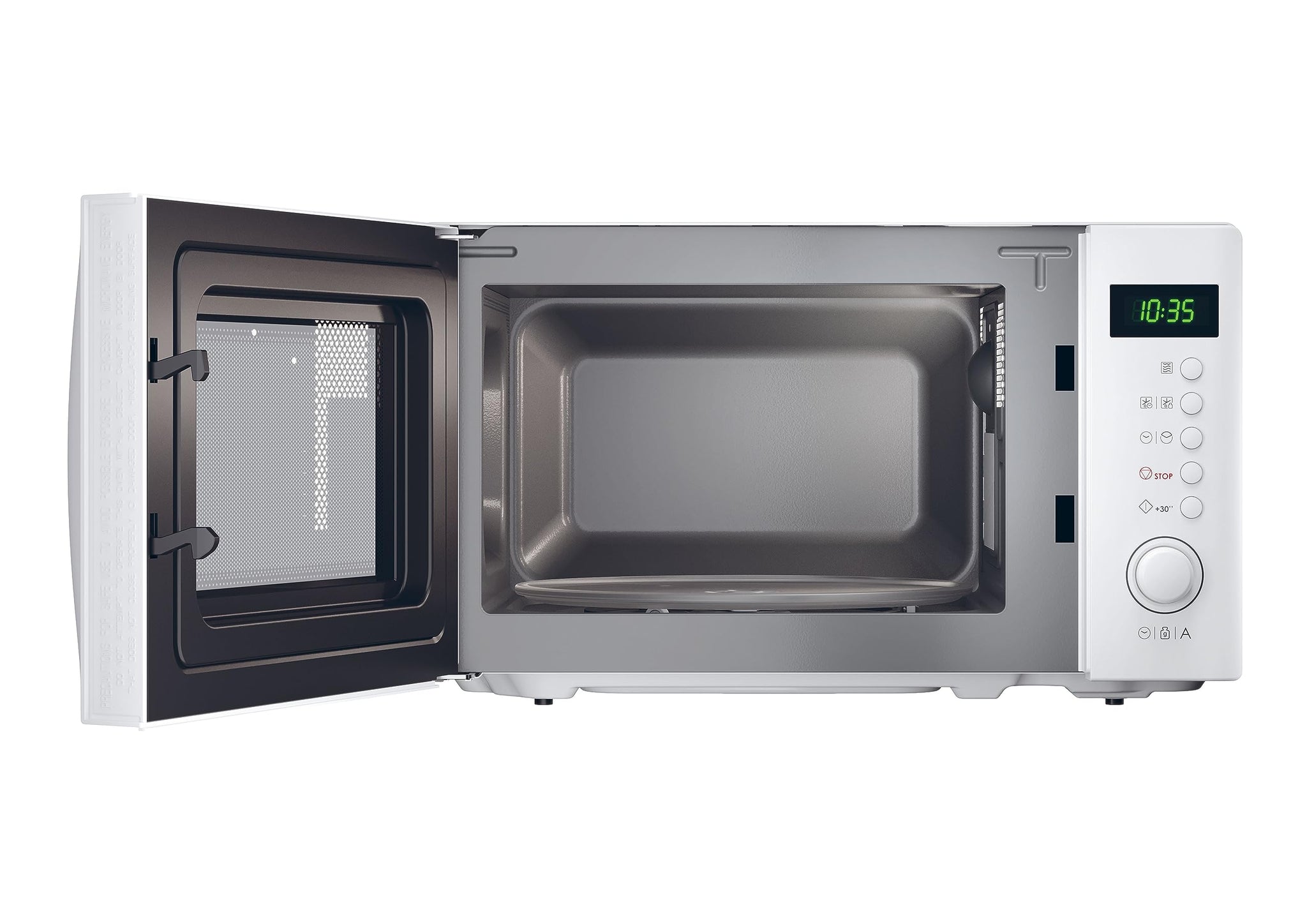 Candy Idea Forno a Microonde 20 Litri, 700W, 13 Programmi di Cottura, Funzioni Defrost e Start Express, Child Lock, App hOn, Libera Installazione, 45,2 x 33,5 x 26,2 cm, Bianco - CMWA20SDLW