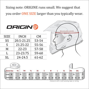 ORIGINE Casco Jet Moto 3/4 Aperto con Doppia Visiera Adatto per Scooter Omologato ECE