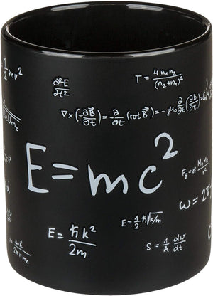 Tazza Caffe Latte Te in Ceramica, Colore Nero, 850 Ml
