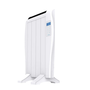 Cecotec Emettitore Termico ReadyWarm 2500 Thermal Black. 12 Elementi e 1800 W, Display LCD, Telecomando a distanza, timer, selezione della temperatura, copertura di 25 m² (12 Moduli, Bianco)