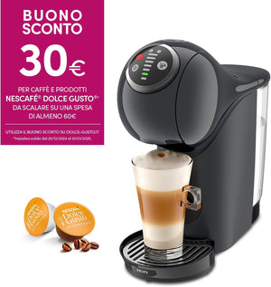 NESCAFÉ DOLCE GUSTO Krups Genio S Plus, Macchina per Caffè Espresso e Altre bevande in capsula, Automatica, Cosmic Grey