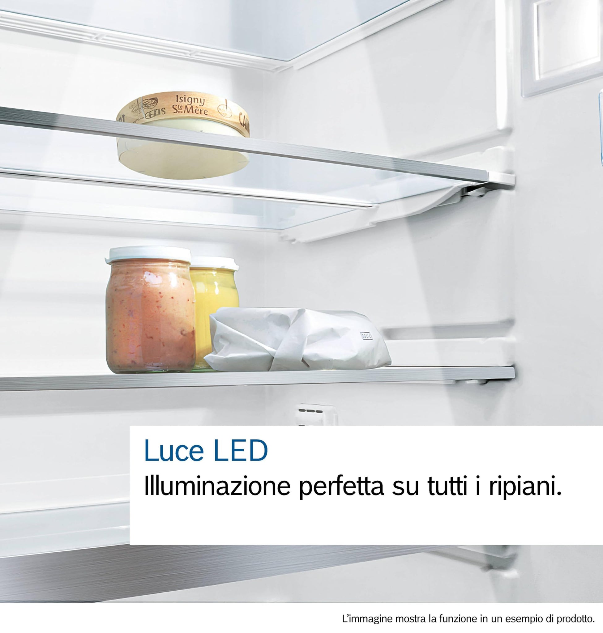 Bosch KIL82NSE0 Serie 2, Frigorifero monoporta da incasso con congelatore, Cassetto Multi Box XXL, Luce LED, Tecnologia Inverter Intelligente, 177.5 x 56 cm, cerniera a traino