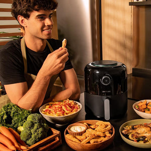 Cecotec Friggitrice ad Aria Cecofry Pixel 2500. Air Fryer 1200 W, 2,5 L, Dietetica, Manuale e Compatta, Timer, Controllo Temperatura, Tecnologia PerfectCook, Piedini Antiscivolo, Piedini Antiscivolo
