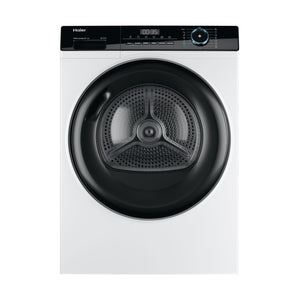 Haier I-Pro Serie 3, Asciugatrice 9 KG, Libera Installazione, Classe A ++, Vapore, Partenza Ritardata, I-Time, Bianco, AxLxP 85x59,5x66,5 cm - HD80-A2939-S