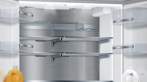 Bosch KFF96PIEP Serie 8 Smarter French Door Frigorifero, 183 x 90,5 cm, refrigerante 402 l + congelatore da 171 l, VitaFresh pro 3 volte più a lungo, NoFrost mai più sbrinare, dispenser di ghiaccio e