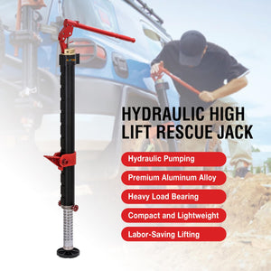 KATSU Farm Jack Heavy Duty 48" 1200 mm 3,5 Ton Capacità di Carico Offroad Martinetto Cricchetto ad Alto Sollevamento Cric Fuoristrada per ATV 4x4 Trattori Camion 161195