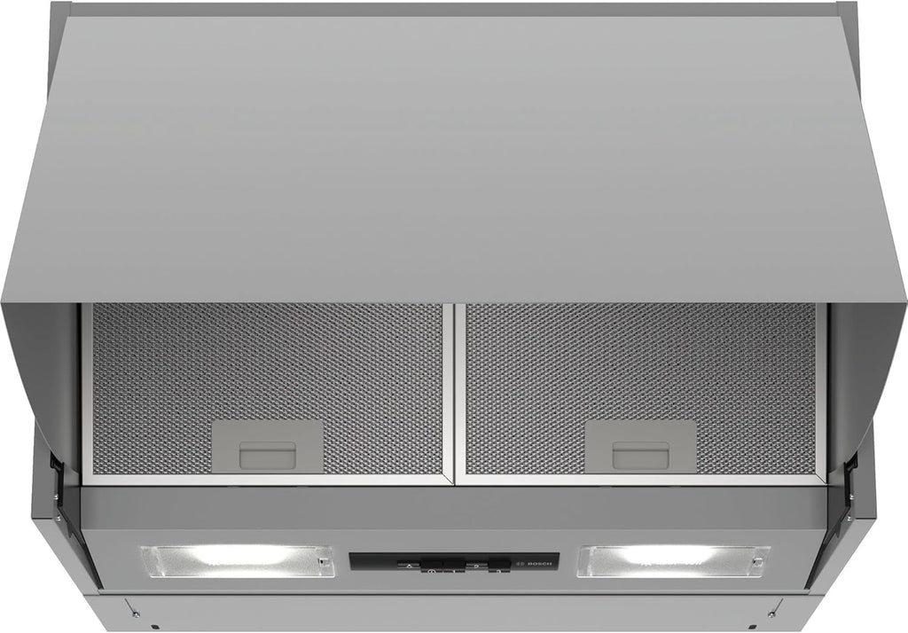 Bosch Serie 2 DEM63AC00 Wall-mounted Silver 360m³/h D cooker hood Serie 2 DEM63AC00, 360 m³/h, Ducted/Recirculating, E, A, C, 62 dB