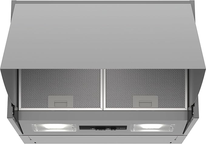 Bosch Serie 2 DEM63AC00 Wall-mounted Silver 360m³/h D cooker hood Serie 2 DEM63AC00, 360 m³/h, Ducted/Recirculating, E, A, C, 62 dB