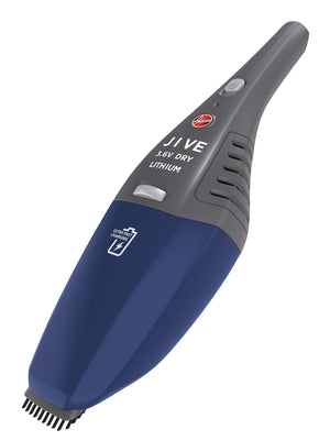 Hoover HJ36DLB 011 39300768, Aspirapolvere a Batteria, Titanio/Blu, 0.3 Litri, 82 decibeles