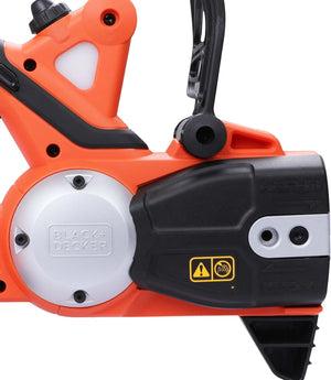 BLACK+DECKER, Elettrosega A Batteria Litio, Fino A 20 Cm Di Taglio, 18 V, 2.0 Ah, Nero Arancione. GKC1820L20-QW