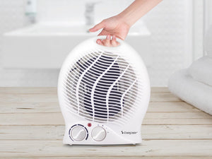 BEPER P203TER201 Termoventilatore da Bagno con Termostato Regolabile - Scaldino Elettrico Bagno Basso Consumo, 2000W