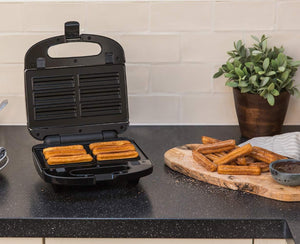 Russell Hobbs set di Piatti extra - Cake Pop, Mini Donut e Churros - Supplemento al Dispositivo Multifunzione 3-1 Fiesta 24540-56; Piatti lavabili in lavastoviglie, Rivestimento Antiaderente, 25490-56