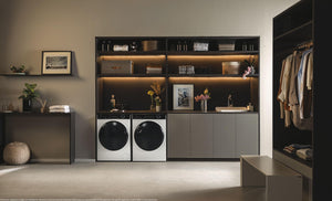 Haier I-Pro Serie 5 Asciugatrice 8Kg, Libera Installazione, Carica Frontale, Classe A+++, Trattamento Antibatterico, I-Time, Partenza Programmabile, Vapore, AxLxP 84,5x59,5x67,5 Bianca - HD80-A3959-S