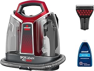 BISSELL SpotClean ProHeat, Lavatappeti, Pulitore Macchie con Tecnologia HeatWave, Lava Tappezzeria per Tappeti, Auto, Pulisci Divani, Moquette, Materassi e Altro, Potente Motore da 330W, 36988