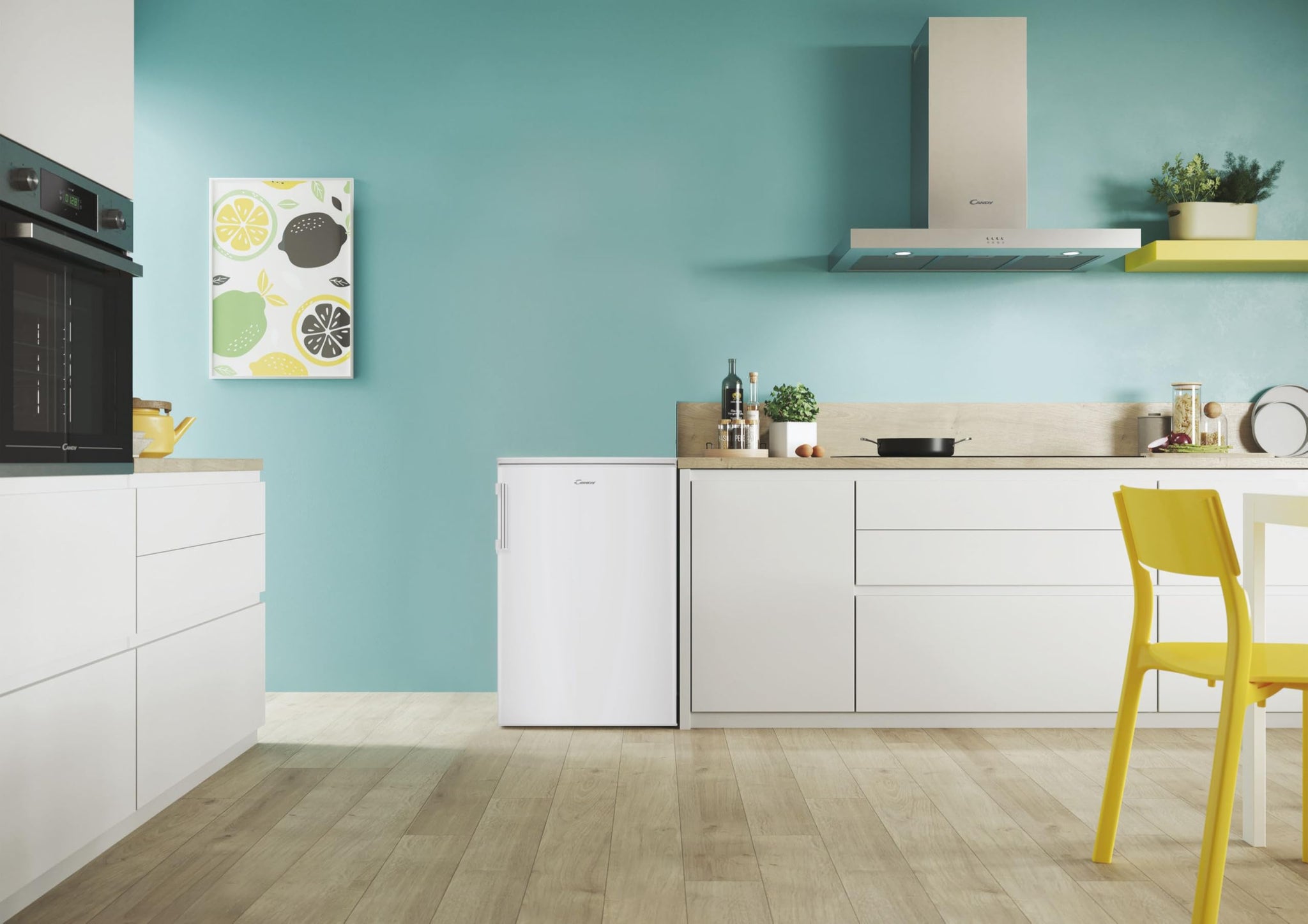 Candy, Congelatore Table Top, CUQS 58EWH, Libera installazione, 87 Litri, 37 dB, Low Frost, Bianco, AxLxP 85x54,5x55 cm [Classe di efficienza energetica E]