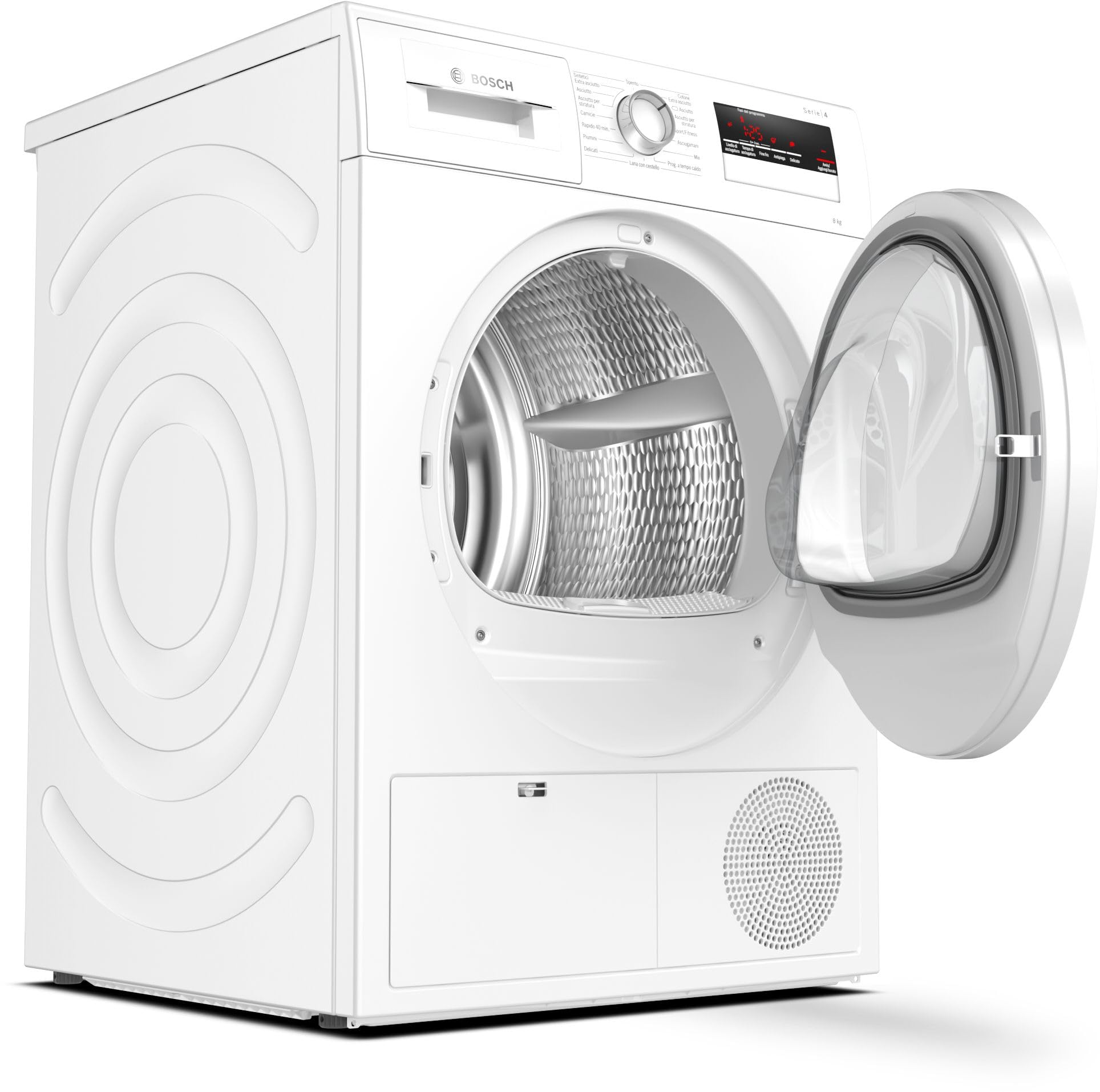 Bosch Elettrodomestici, Serie 4, Asciugatrice a pompa di calore, 8 kg, WTH85V1EIT
