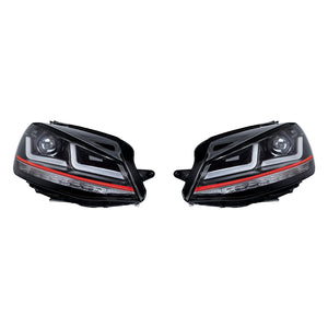 Faro OSRAM LEDriving® LED, edizione Chrome come sostituzione del faro xeno, upgrade LED, LEDHL104-CM, solo per guida a sinistra (1 set completo)
