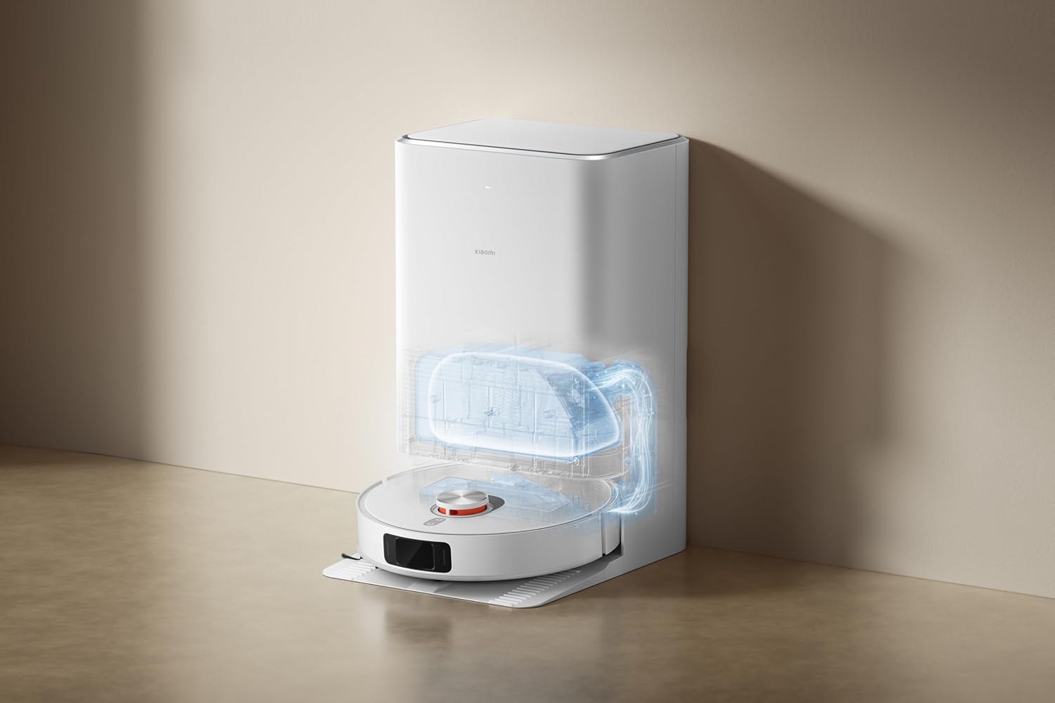 Xiaomi Robot Vacuum X20 Pro, Robot Aspirapolvere Lavapavimenti, Stazione Smart All-in-one, Aspirazione 7.000 Pa, Auto-Pulizia Panni e Asciugatura con Aria Calda, Rileva Tappeti, Controllo Vocale