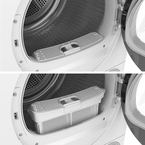 Bosch - Asciugatrice con pompa di calore, 8 kg, serie 4, Easy Clean, AutoDry, Antirughe, Bianco, WTR85V00ES