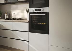 Candy C-Bake 800 CA6 NP5B3EHTX, forno multifunzione, 78 l, Wi-Fi, 2 vassoi 1 griglia, pulizia idrolitica, convezione+ventilatore Snapfix, 12 funzioni, comandi push&pull, porta 2 vetri, nero inox