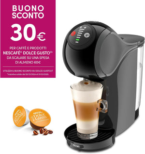 NESCAFÉ DOLCE GUSTO De'Longhi Genio S, Macchina per Caffè Espresso e Altre bevande in capsula, Automatica, Antracite