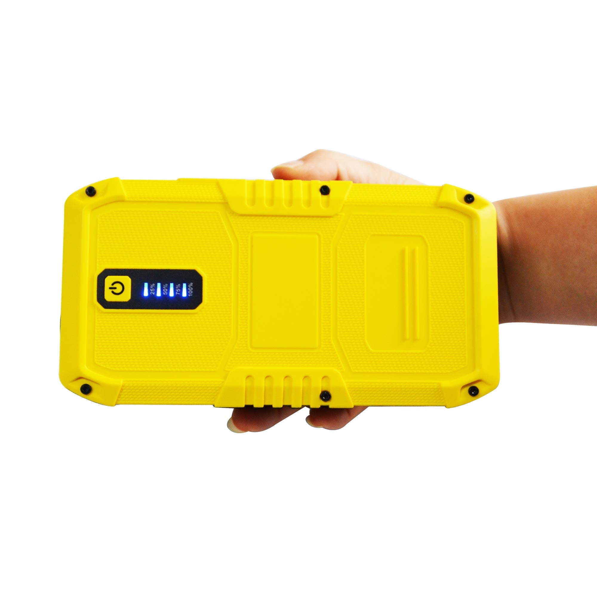 MAXTOOLS JSL400 Avviamento d’Emergenza Professionale per Automobile 2400 A per Veicoli Diesel e a Benzina di Grandi Dimensioni, Potente e Sicuro a 12 V, Batteria al Litio Esterna con USB