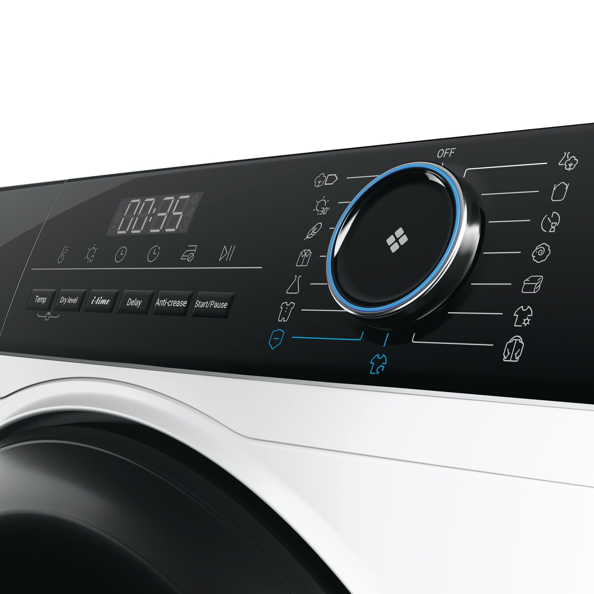 Haier I-Pro Serie 3, Asciugatrice 9 KG, Libera Installazione, Classe A ++, Vapore, Partenza Ritardata, I-Time, Bianco, AxLxP 85x59,5x66,5 cm - HD80-A2939-S