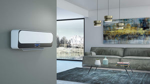 Olimpia Splendid 99261 Caldo Up T WiFi - Termoventilatore Ceramico a Parete con Telecomando e Timer settimanale 2000 W, 220-240 V, Bianco - Esclusiva Amazon