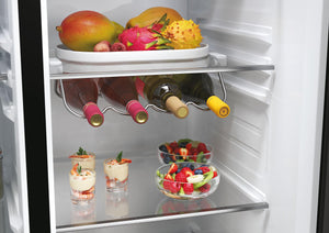 Haier Side by Side 90 SERIE 5 Frigorifero Frigorifero/Total No Frost/Smart HON-App/Humidity Zone/XXL Contenuto utile/Silenzioso solo 36 dB (A) / Distributore di acqua e cubetti di ghiaccio / Acciaio inossidabile nero