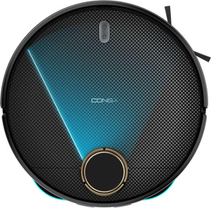 Cecotec Robot aspirapolvere auto-svuotamento e mocio rotante Conga 13090 Spin Revolution Home& Wash Essential. 7000Pa, Laser Tech, spazzola in silicone, spazzola laterale, APP, Bluetooth, WiFi 2,4